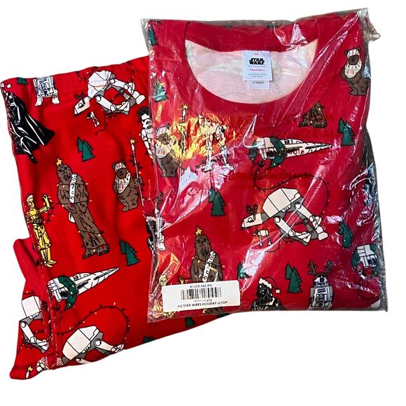 Hanna Andersson Women's Star Wars Christmas Pajama Set.  Size XXL - Picture 1 of 11